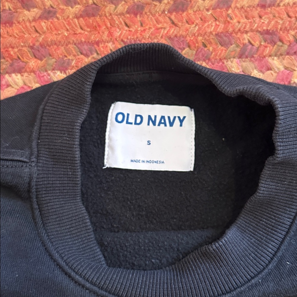 Old Navy Black Basic Pullover Sweatshirt - image 2